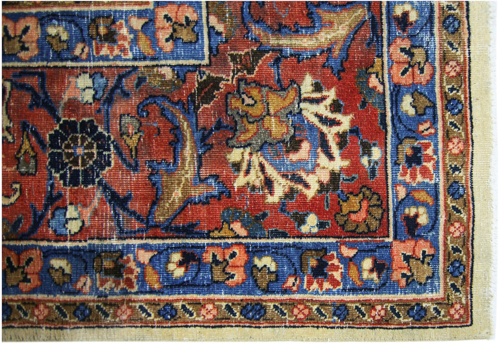 Vintage Persian Kashan Rug