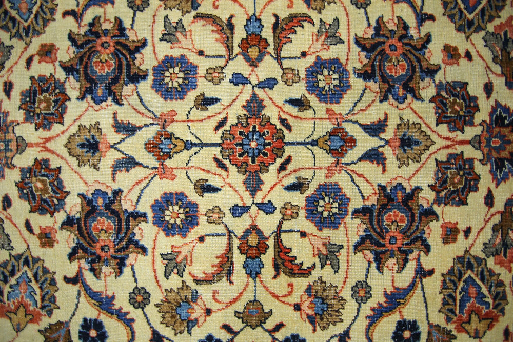 Vintage Persian Kashan Rug