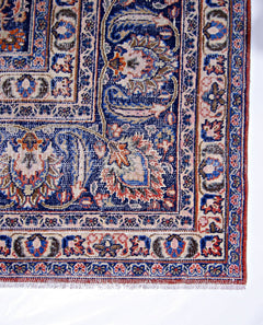Handmade Vintage Persian Kashan Rug | 386 x 296 cm | 12'8" x 9'9" - Najaf Rugs & Textile