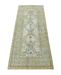 Handmade Vintage Persian Kashan Hallway Runner | 204 x 93 cm | 6'8" x 3' - Najaf Rugs & Textile