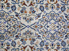 Handmade Vintage Persian Kashan Hallway Runner | 283 x 83 cm | 9'3" x 2'9" - Najaf Rugs & Textile