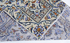 Handmade Vintage Persian Kashan Hallway Runner | 283 x 83 cm | 9'3" x 2'9" - Najaf Rugs & Textile