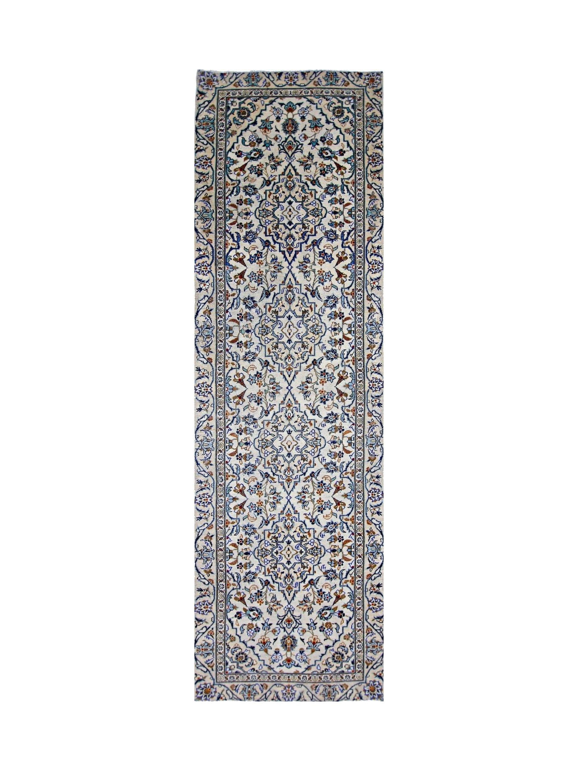 Vintage Persian Kashan Runner