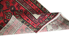 Handmade Vintage Persian Kerman Rug | 114 x 67 cm | 3'9" x 2'2" - Najaf Rugs & Textile