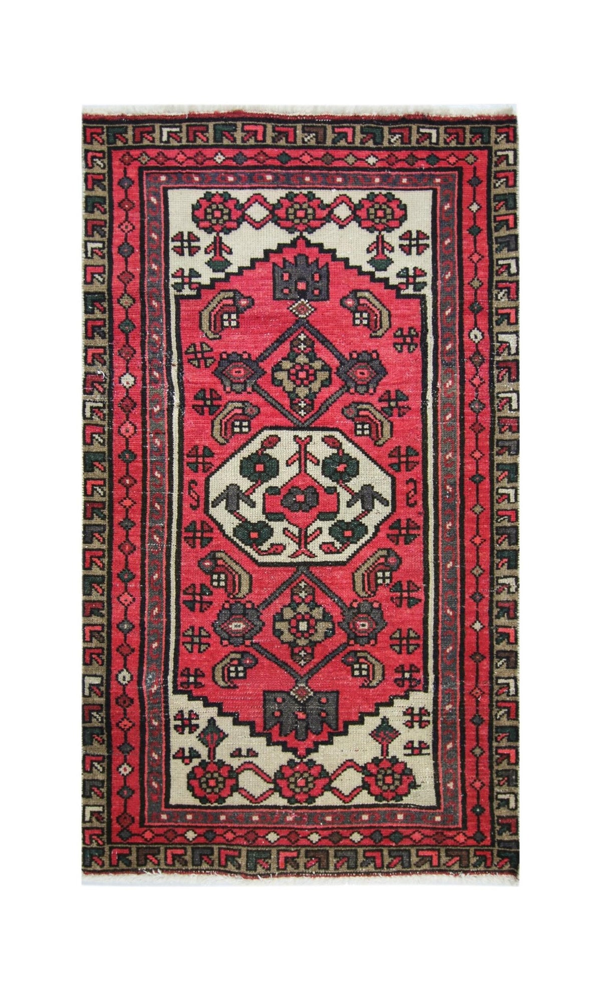 Vintage Persian Kerman Rug