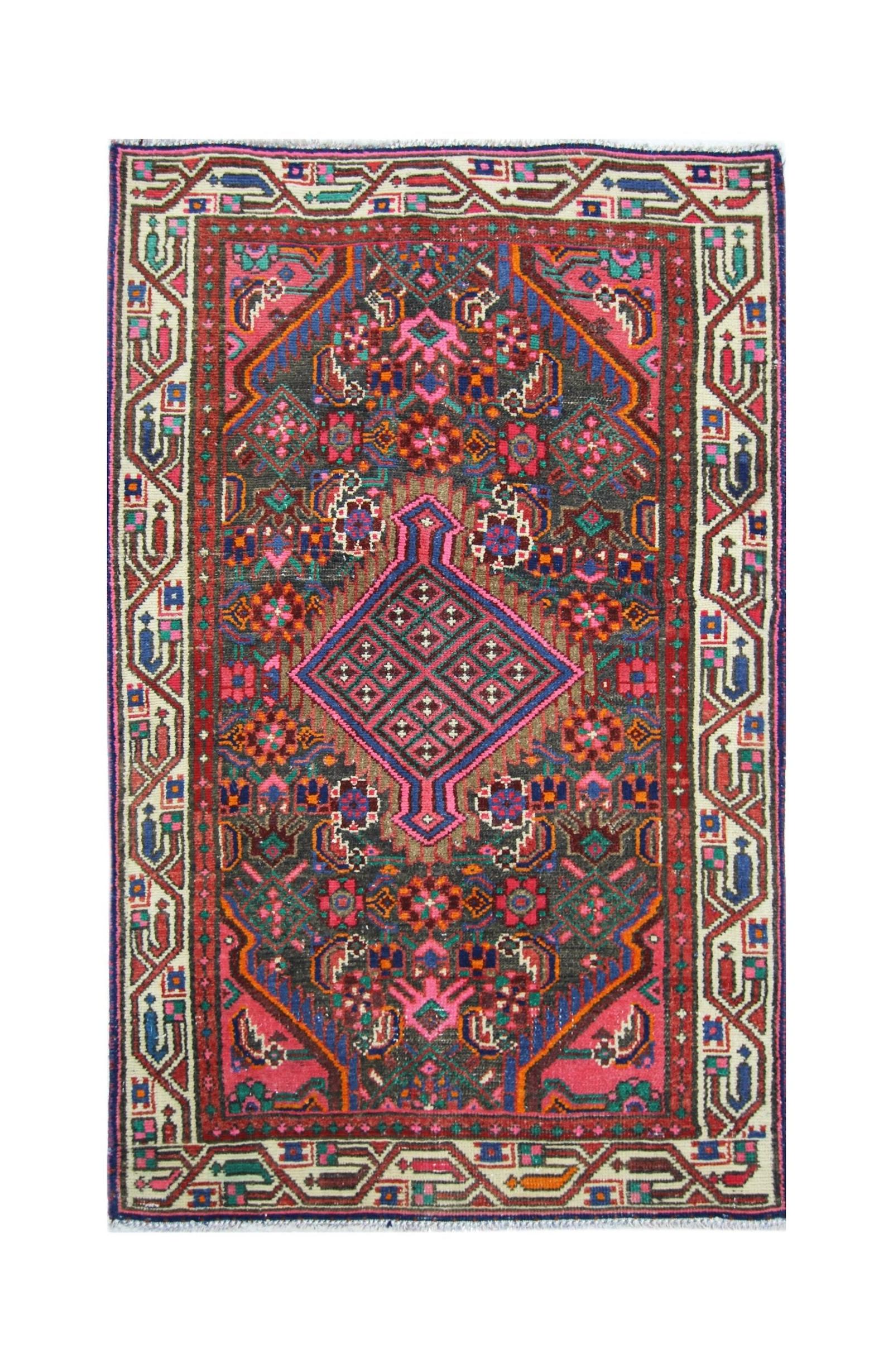 Vintage Persian Kerman Rug