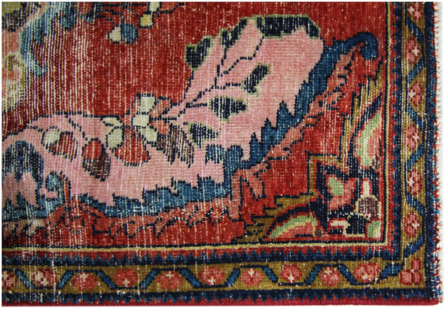Handmade Vintage Persian Kerman Rug | 124 x 63 cm | 4'1" x 2'1" - Najaf Rugs & Textile