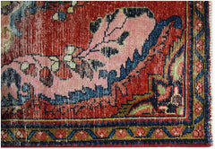Handmade Vintage Persian Kerman Rug | 124 x 63 cm | 4'1" x 2'1" - Najaf Rugs & Textile