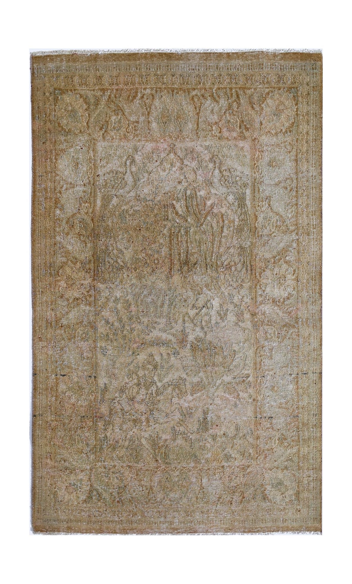 Vintage Persian Kerman Rug