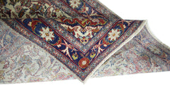 Handmade Vintage Persian Kerman Rug | 129 x 83 cm | 4'3" x 2'9" - Najaf Rugs & Textile