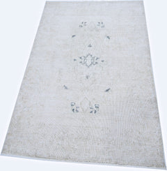 Handmade Vintage Persian Kerman Rug | 133 x 99 cm | 4'4" x 3'3" - Najaf Rugs & Textile