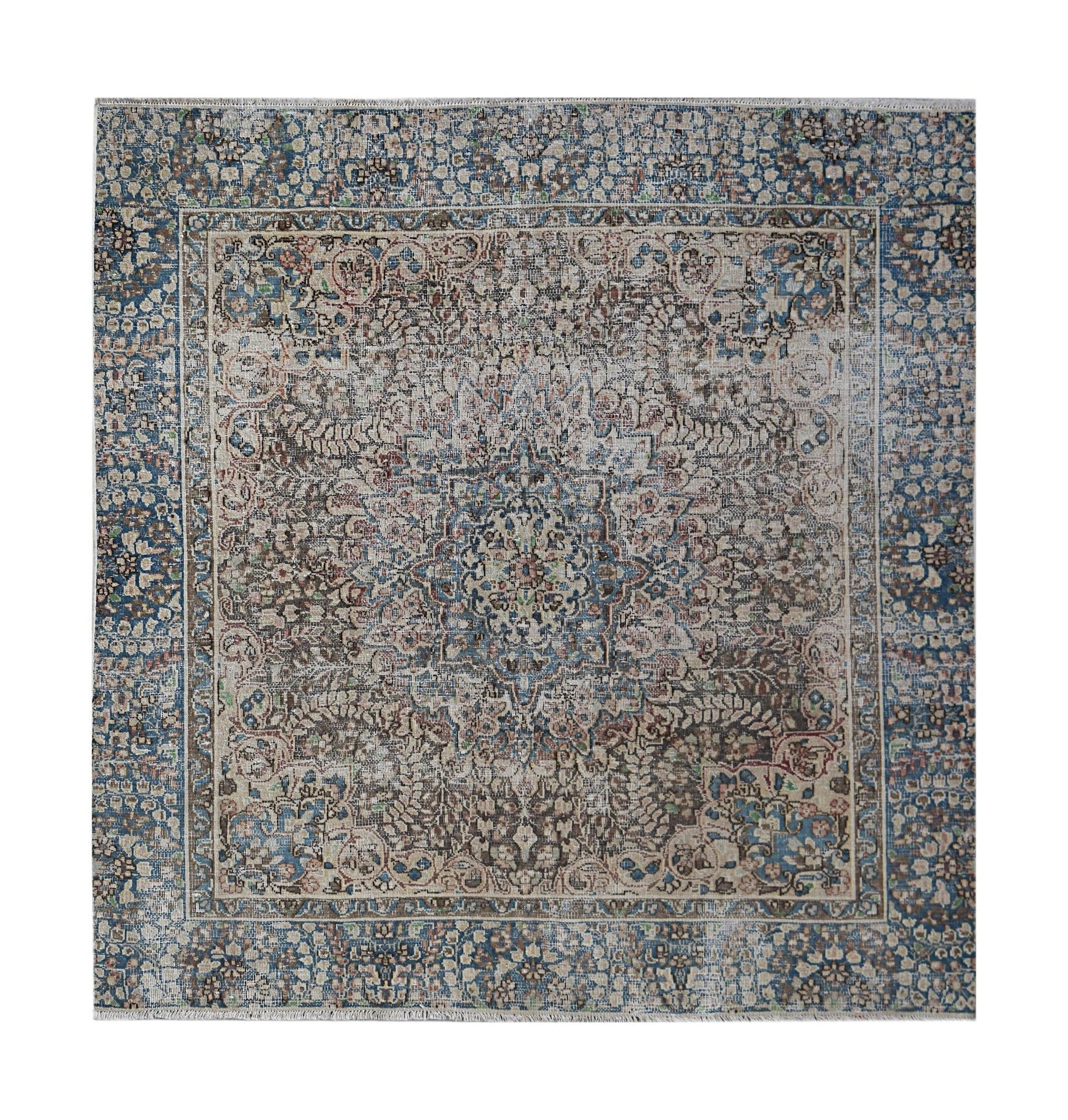 Vintage Persian Kerman Rug