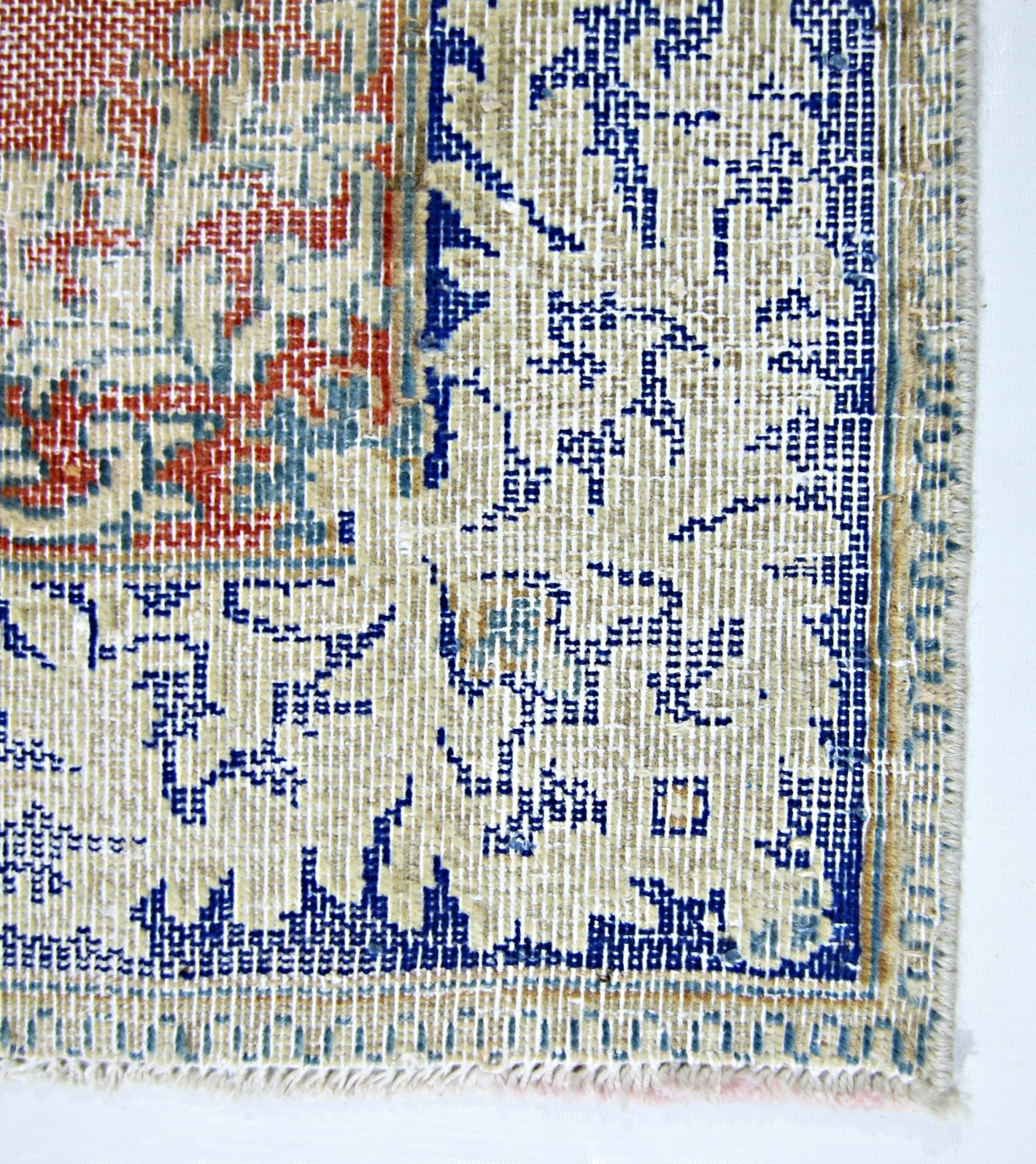Handmade Vintage Persian Kerman Rug | 140 x 89 cm | 4'7" x 2'11" - Najaf Rugs & Textile