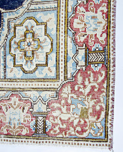 Handmade Vintage Persian Kerman Rug | 142 x 86 cm | 4'8" x 2'10" - Najaf Rugs & Textile