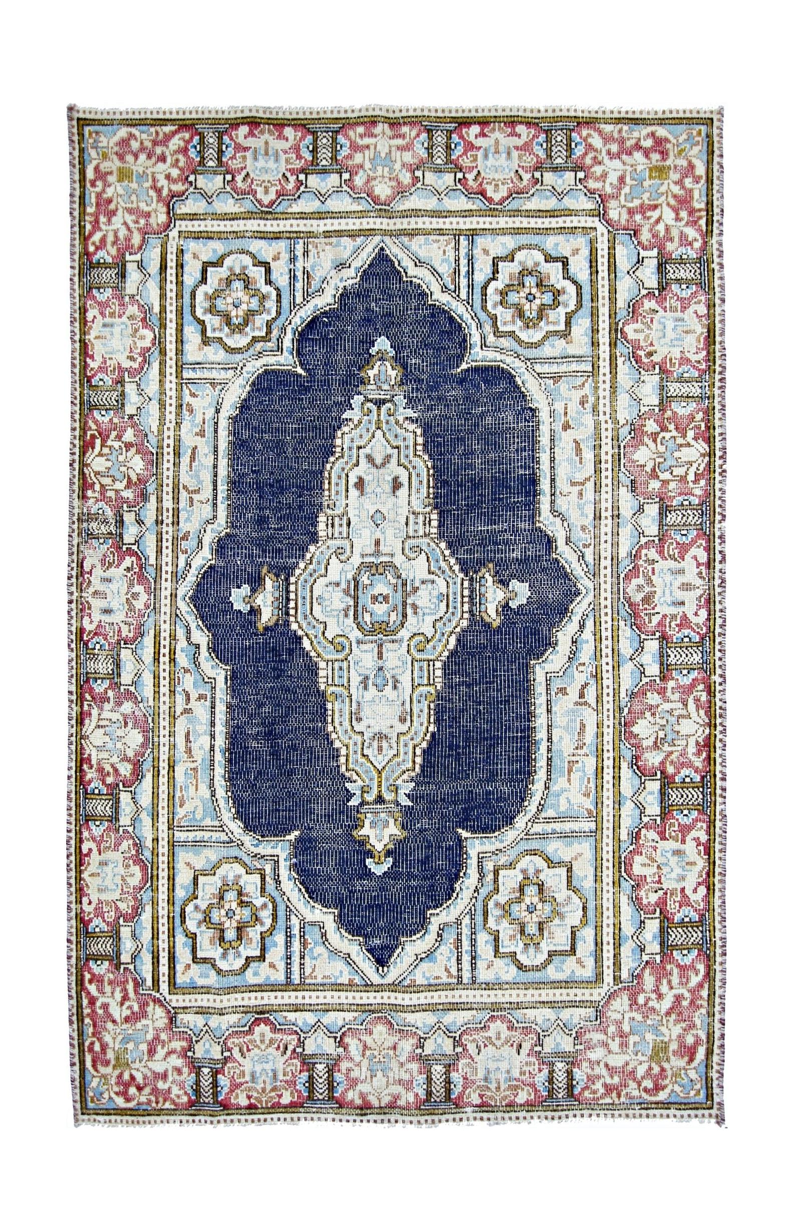 Vintage Persian Kerman Rug
