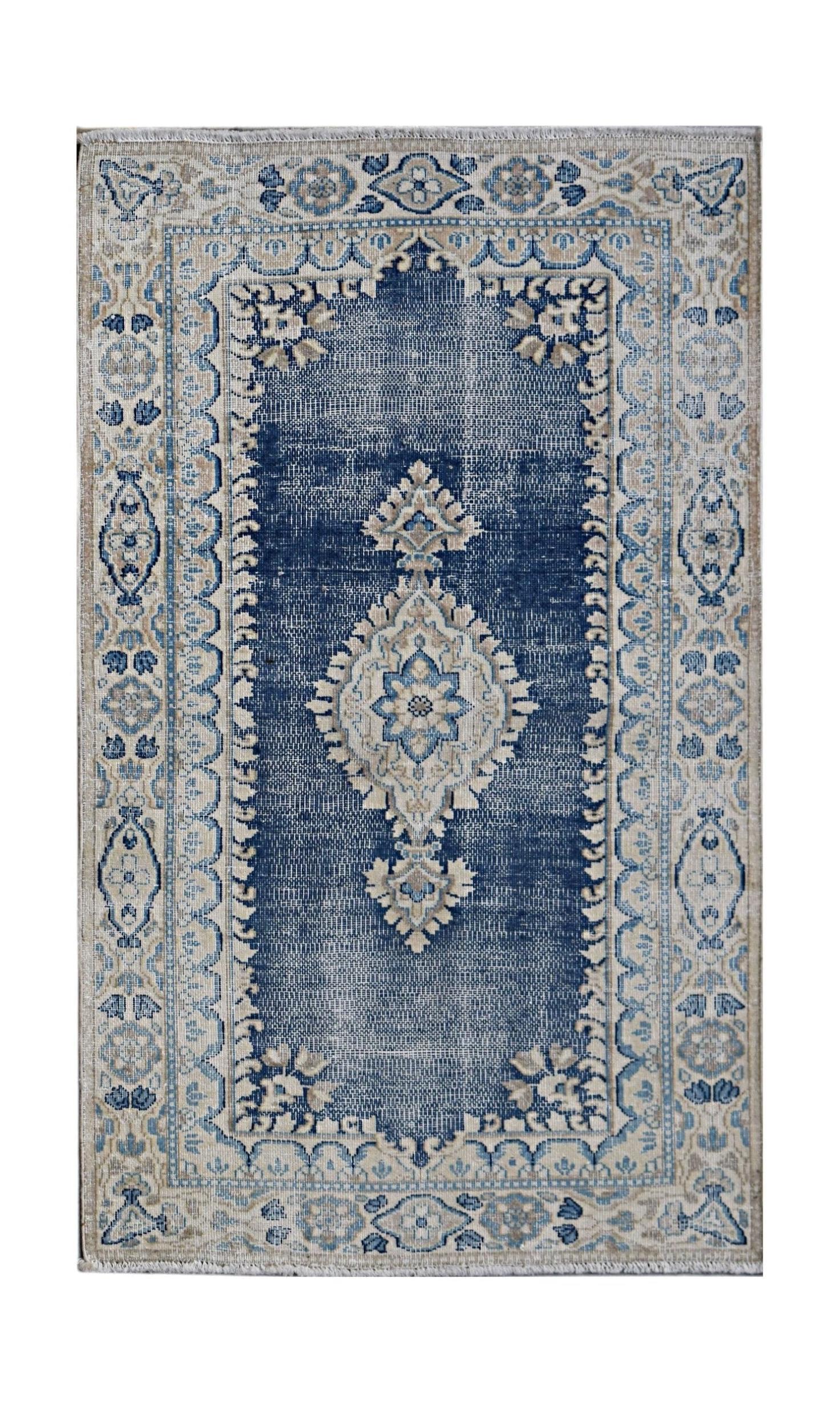 Vintage Persian Kerman Rug