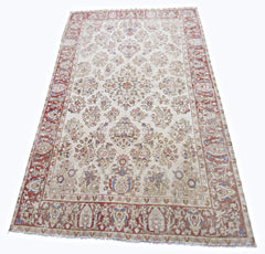 Handmade Vintage Persian Kerman Rug | 148 x 103 cm | 4'10" x 3'5" - Najaf Rugs & Textile