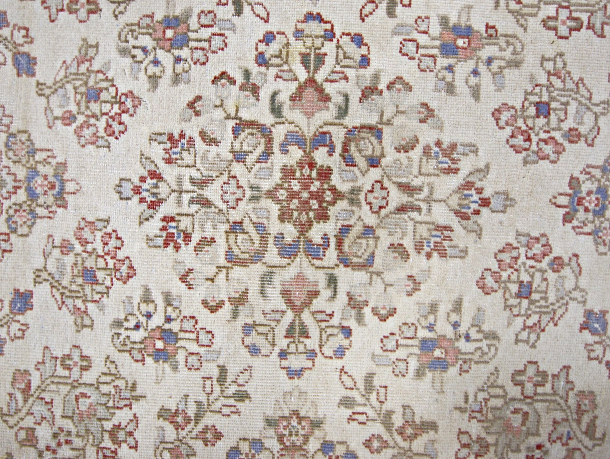 Handmade Vintage Persian Kerman Rug | 148 x 103 cm | 4'10" x 3'5" - Najaf Rugs & Textile