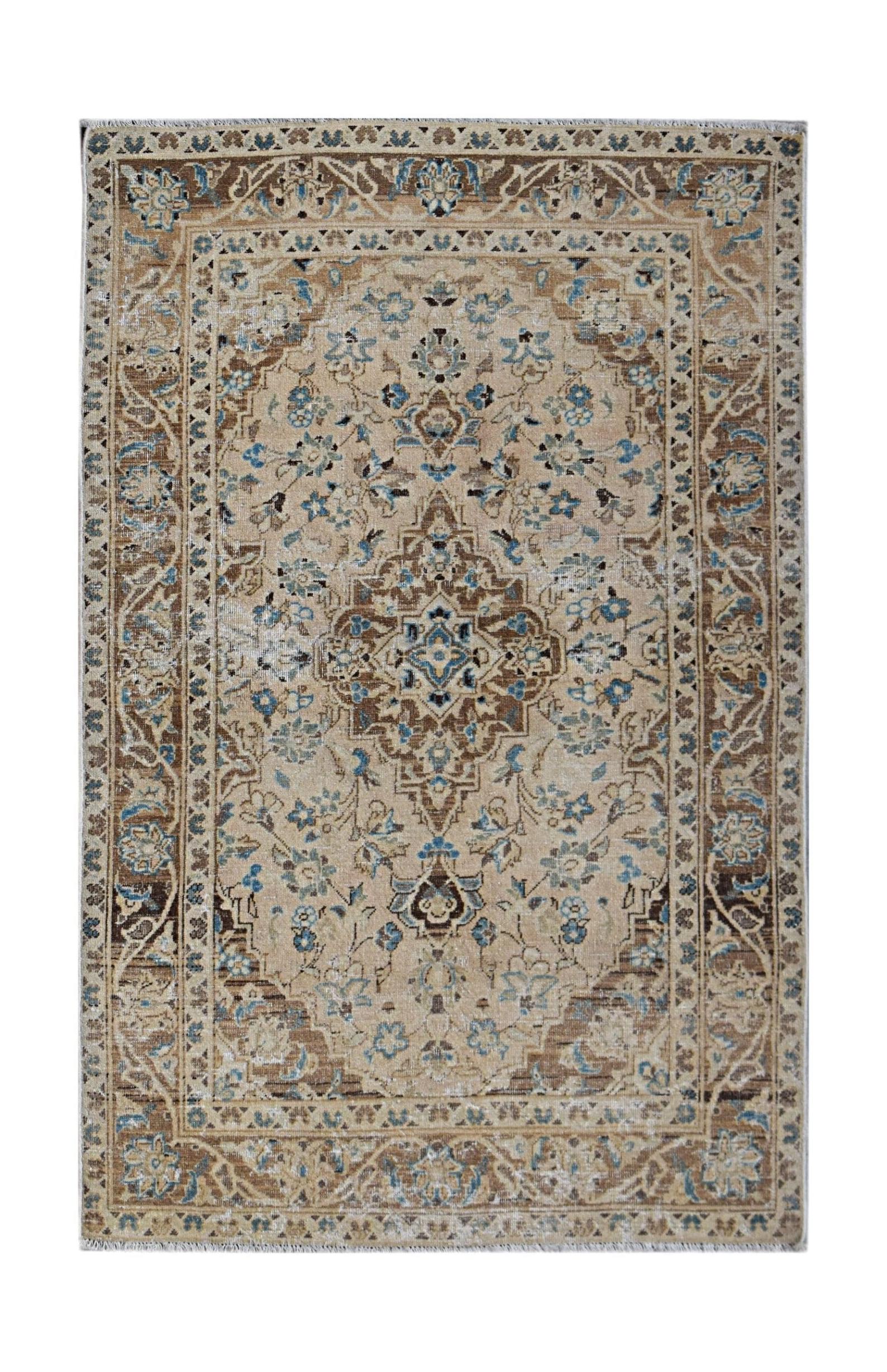 Vintage Persian Kerman Rug