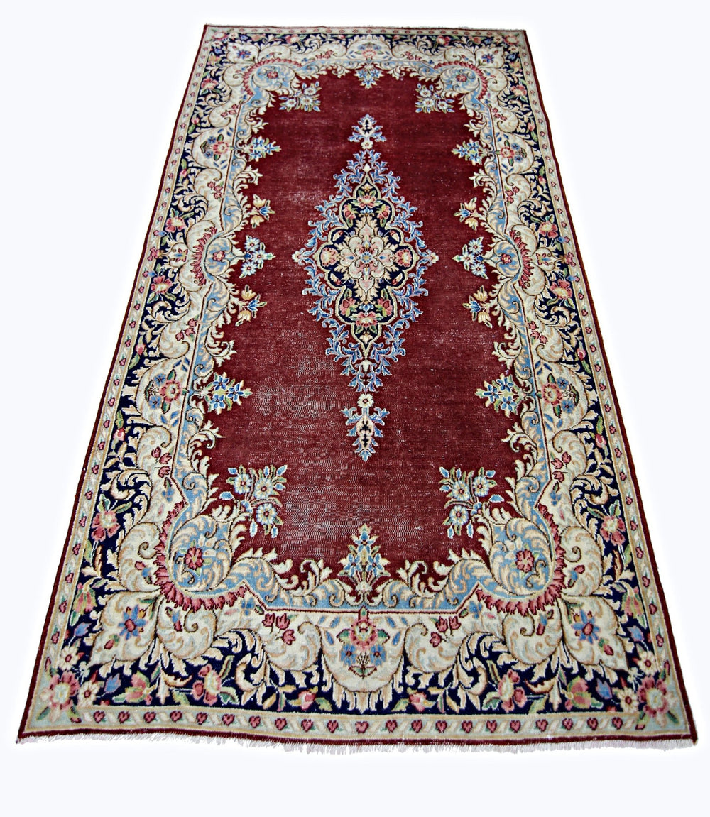 Vintage Persian Kerman Rug
