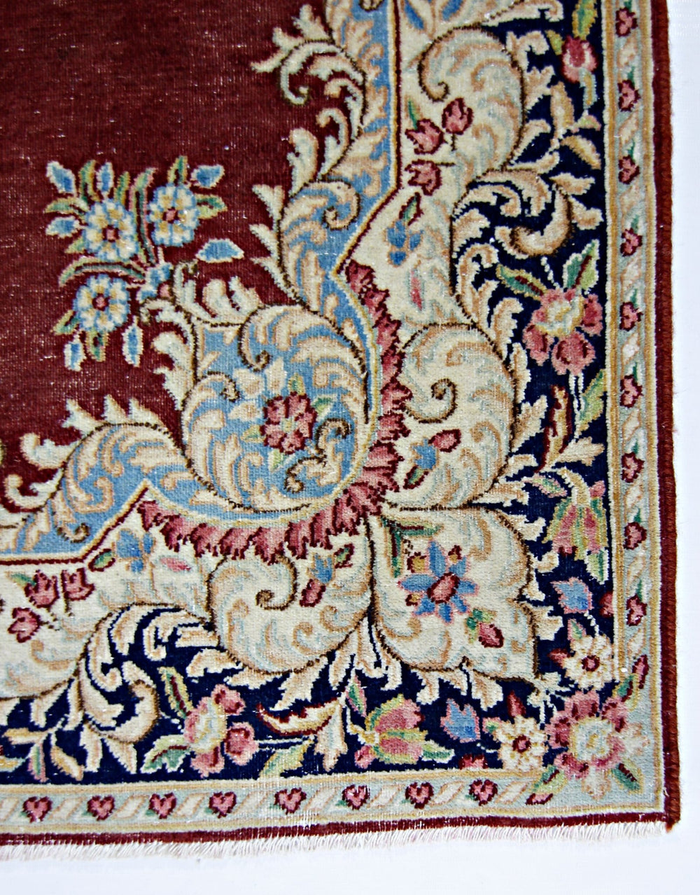 Vintage Persian Kerman Rug