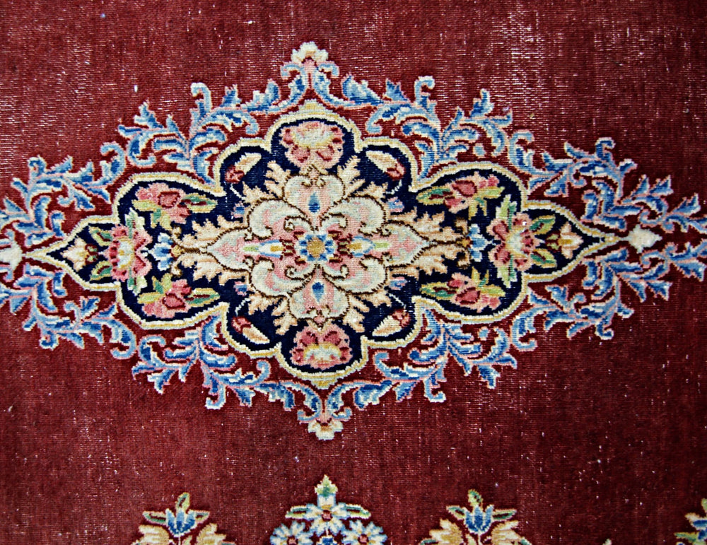 Vintage Persian Kerman Rug