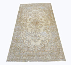 Handmade Vintage Persian Kerman Rug | 159 x 92 cm | 5'2" x 3' - Najaf Rugs & Textile