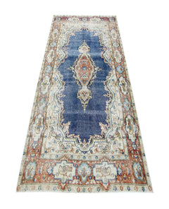 Handmade Vintage Persian Kerman Rug | 174 x 87 cm | 5'8" x 2'10" - Najaf Rugs & Textile