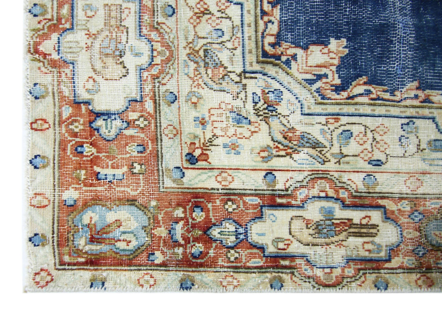 Handmade Vintage Persian Kerman Rug | 174 x 87 cm | 5'8" x 2'10" - Najaf Rugs & Textile