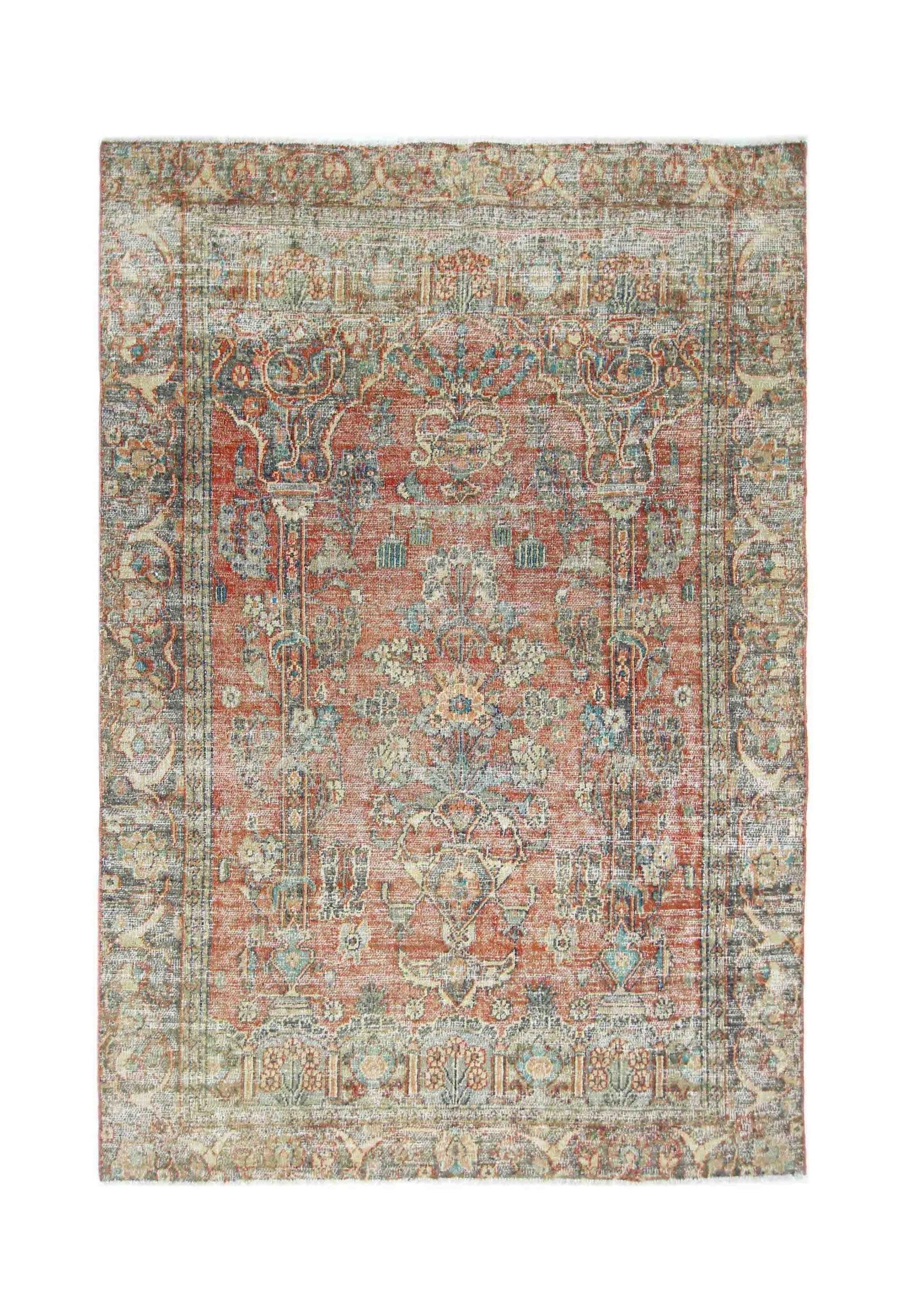 Vintage Persian Kerman Rug