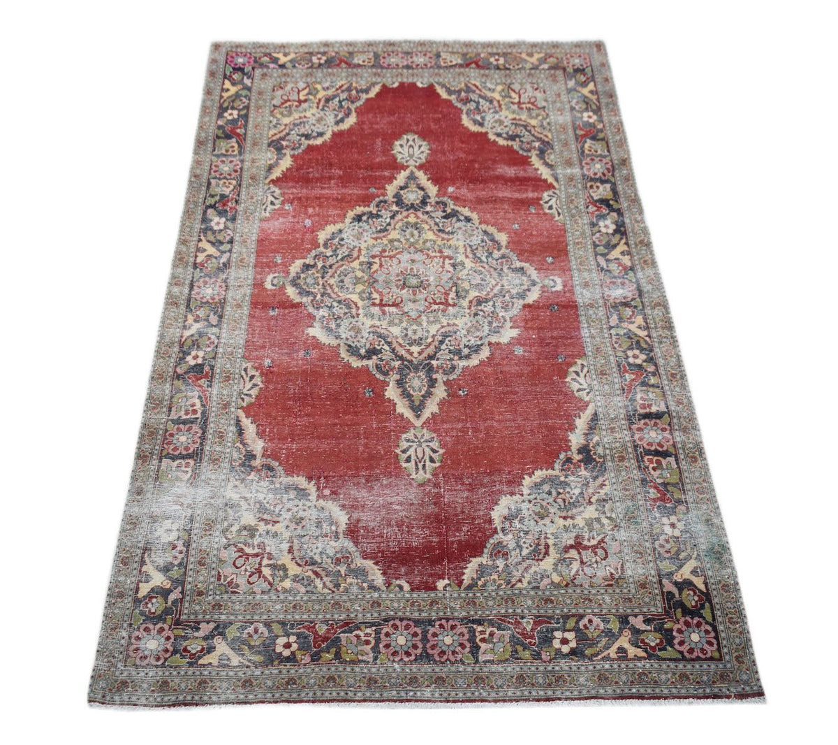 Vintage Persian Kerman Rug