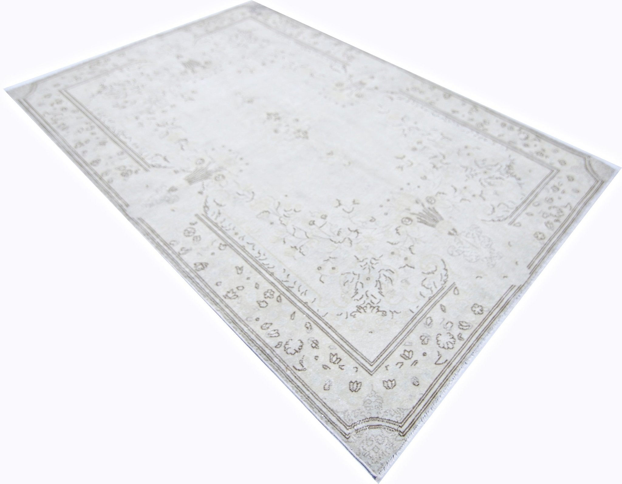 Handmade Vintage Persian Kerman Rug | 190 x 127 cm | 6'3" x 4'2" - Najaf Rugs & Textile