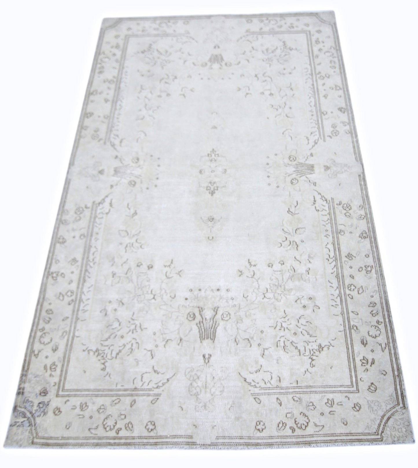 Handmade Vintage Persian Kerman Rug | 190 x 127 cm | 6'3" x 4'2" - Najaf Rugs & Textile