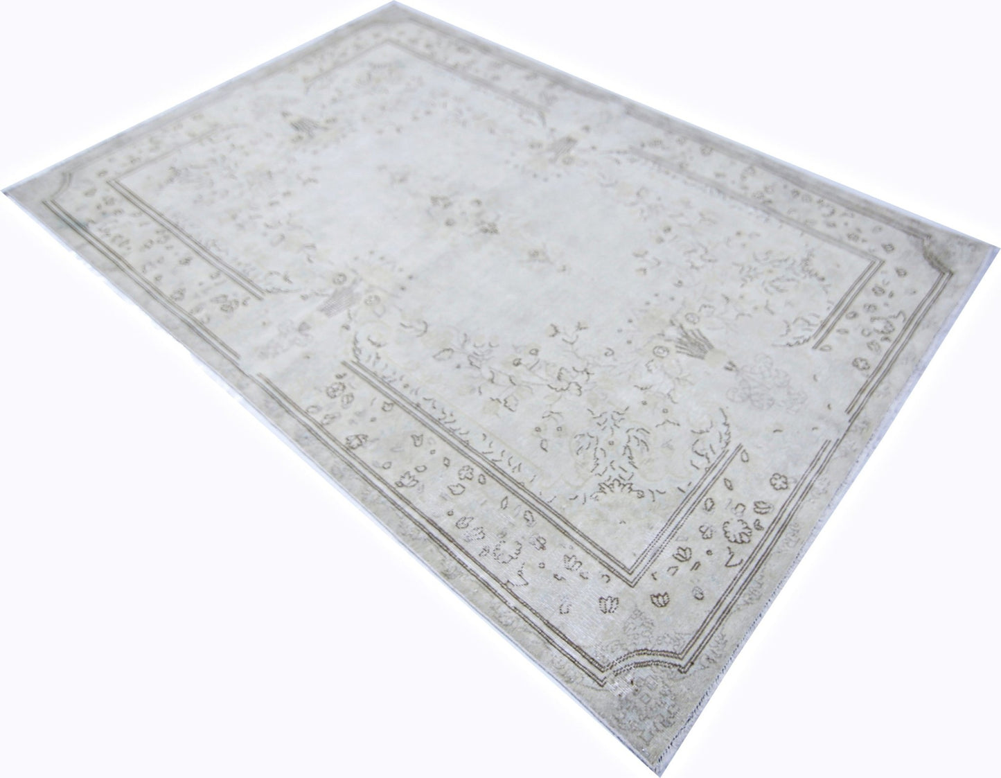 Handmade Vintage Persian Kerman Rug | 196 x 126 cm | 6'5" x 4'2" - Najaf Rugs & Textile