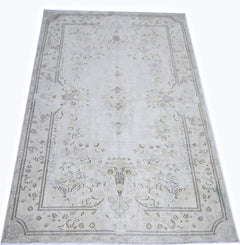 Handmade Vintage Persian Kerman Rug | 196 x 126 cm | 6'5" x 4'2" - Najaf Rugs & Textile