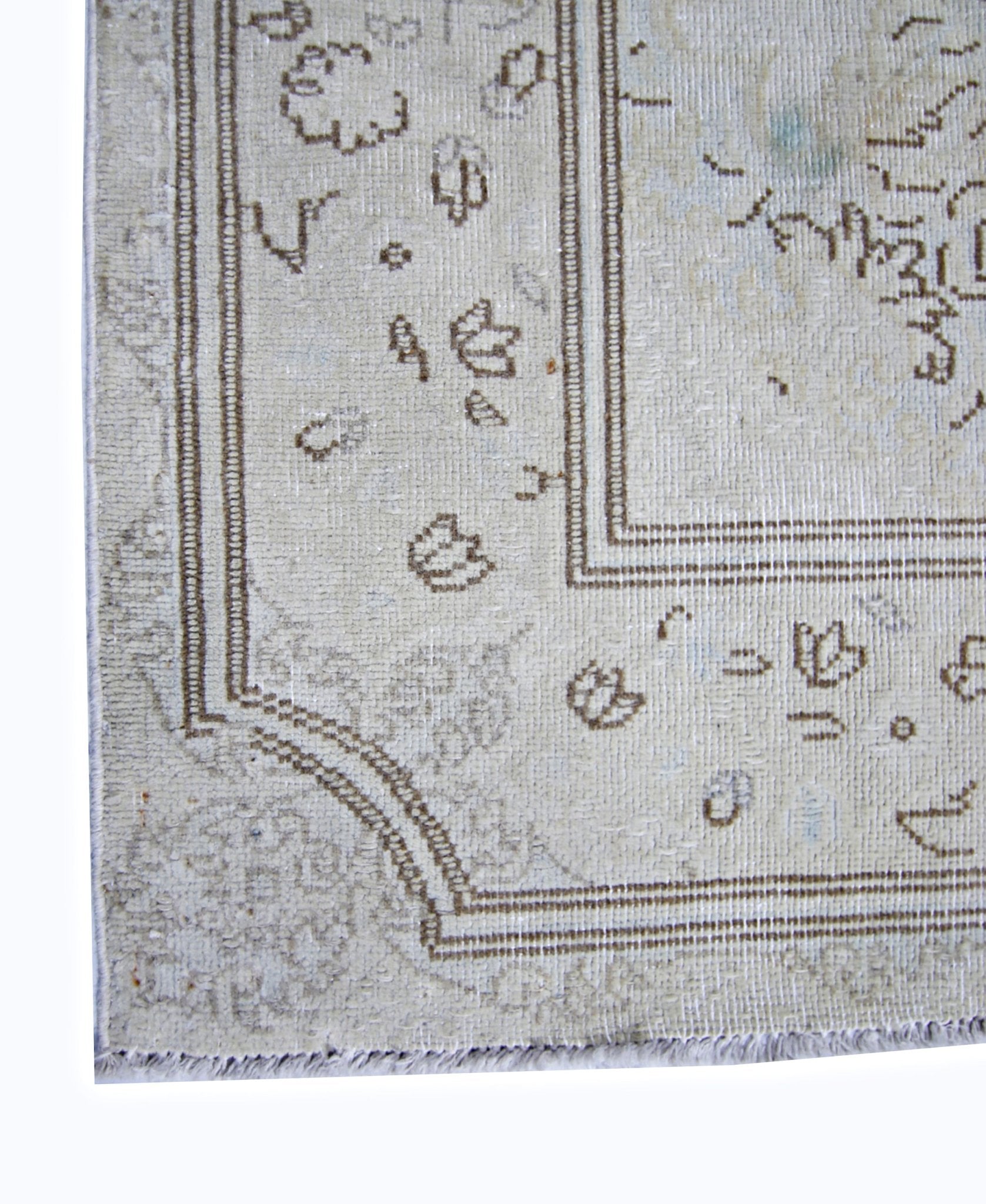 Handmade Vintage Persian Kerman Rug | 196 x 126 cm | 6'5" x 4'2" - Najaf Rugs & Textile