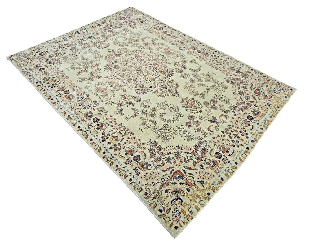 Vintage Persian Kerman Rug