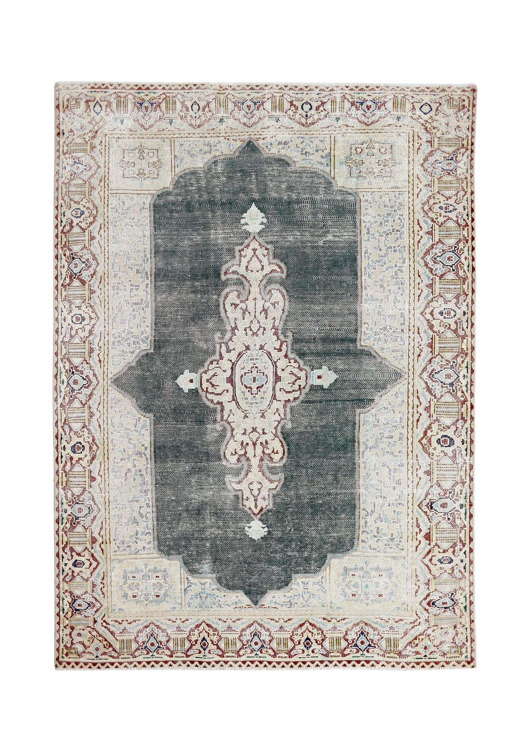 Vintage Persian Kerman Rug