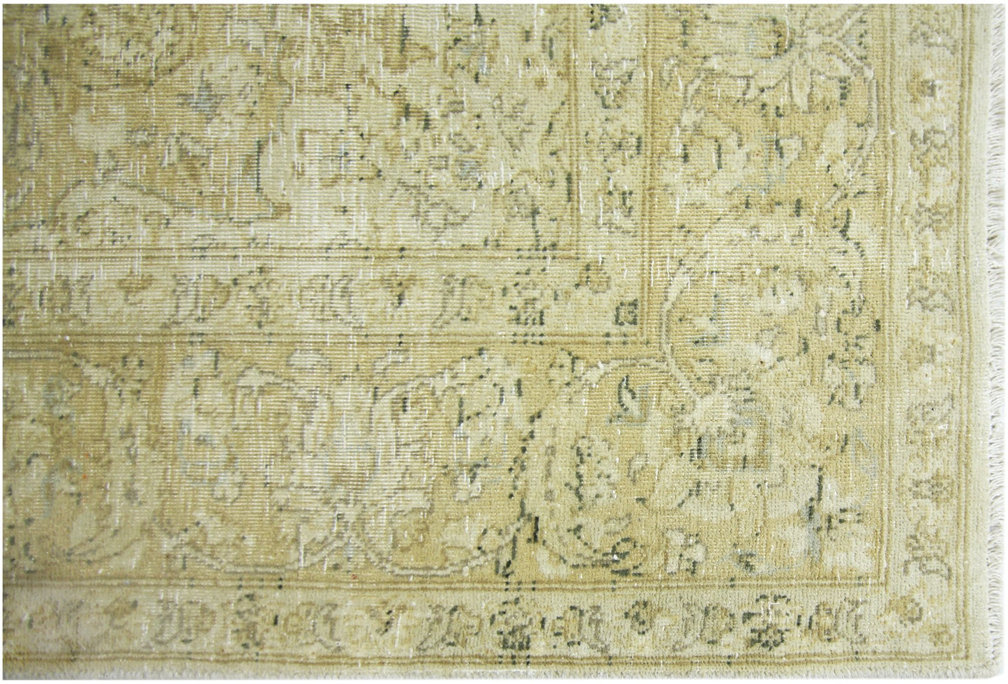 Handmade Vintage Persian Kerman Rug | 213 x 139 cm | 7' x 4'6" - Najaf Rugs & Textile