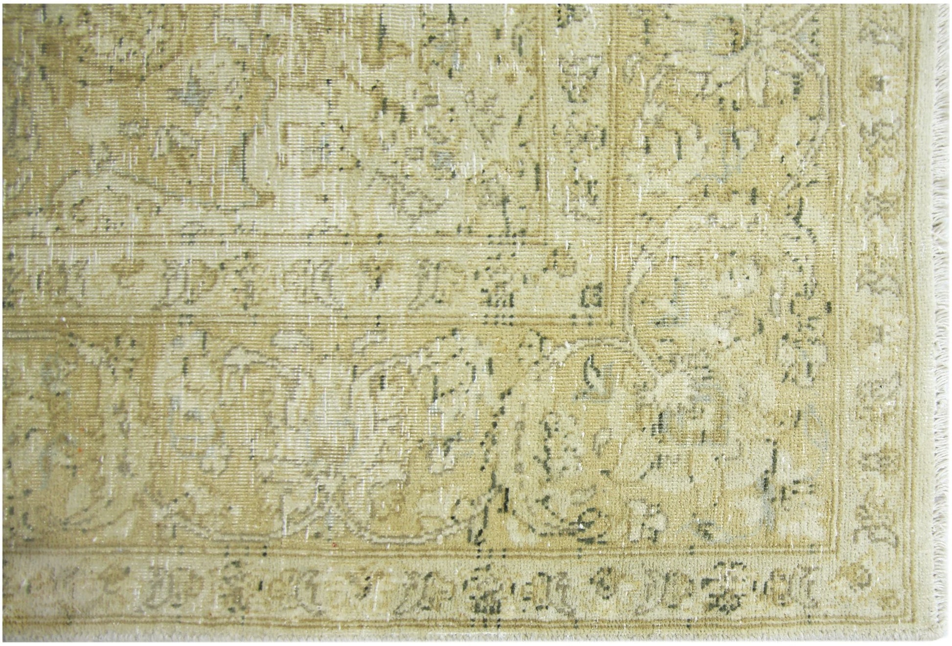 Handmade Vintage Persian Kerman Rug | 213 x 139 cm | 7' x 4'6" - Najaf Rugs & Textile