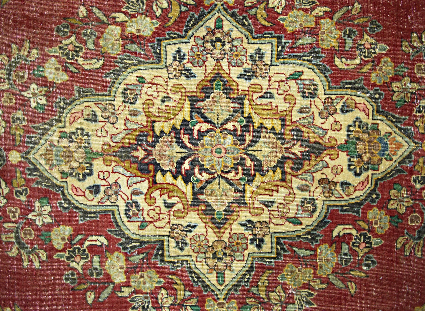 Handmade Vintage Persian Kerman Rug | 215 x 144 cm | 7'1" x 4'9" - Najaf Rugs & Textile