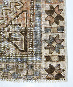 Handmade Vintage Persian Rug | 217 x 131 cm | 7'1" x 4'4" - Najaf Rugs & Textile