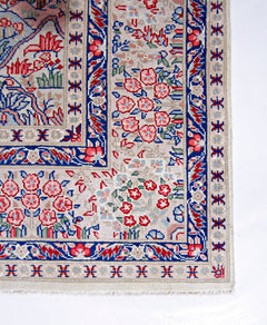 Handmade Vintage Persian Kerman Rug | 226 x 153 cm | 7'5" x 5' - Najaf Rugs & Textile