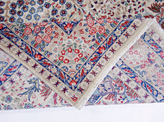 Handmade Vintage Persian Kerman Rug | 226 x 153 cm | 7'5" x 5' - Najaf Rugs & Textile