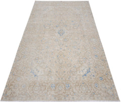 Handmade Vintage Persian Kerman Rug | 227 x 142 cm | 7'5" x 4'8" - Najaf Rugs & Textile