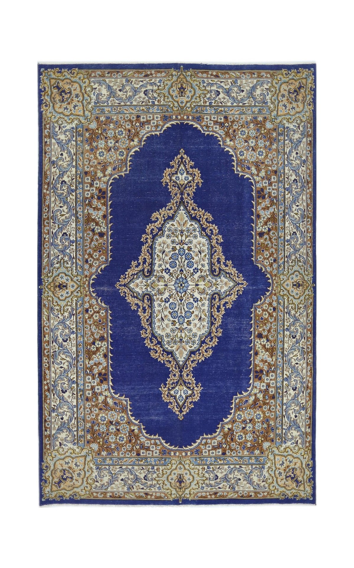 Vintage Persian Kerman Rug