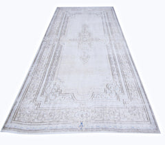 Handmade Vintage Persian Kerman Rug | 238 x 141 cm | 7'9" x 4'8" - Najaf Rugs & Textile