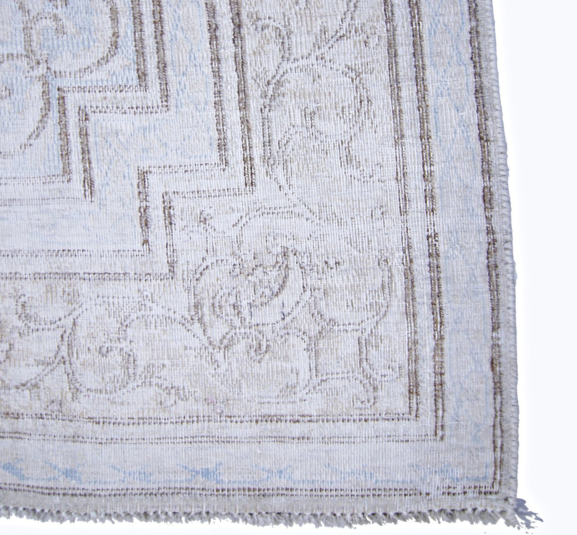 Handmade Vintage Persian Kerman Rug | 238 x 141 cm | 7'9" x 4'8" - Najaf Rugs & Textile