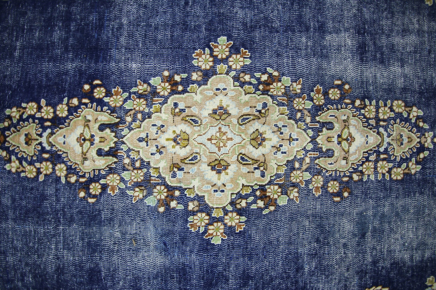Handmade Vintage Persian Kerman Rug | 239 x 148 cm | 7'10" x 4'10" - Najaf Rugs & Textile