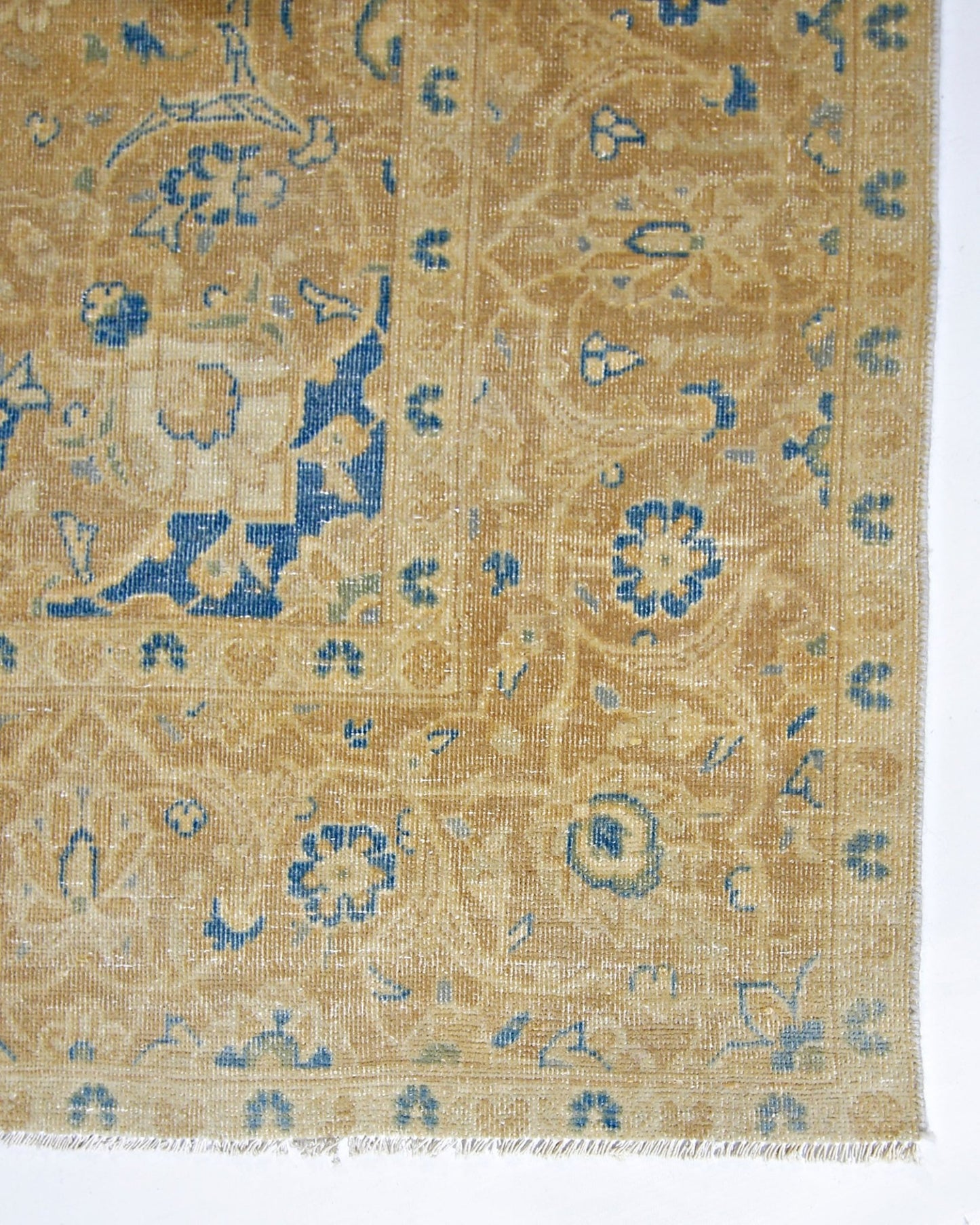 Handmade Vintage Persian Kerman Rug | 250 x 135 cm | 8'3" x 4'5" - Najaf Rugs & Textile